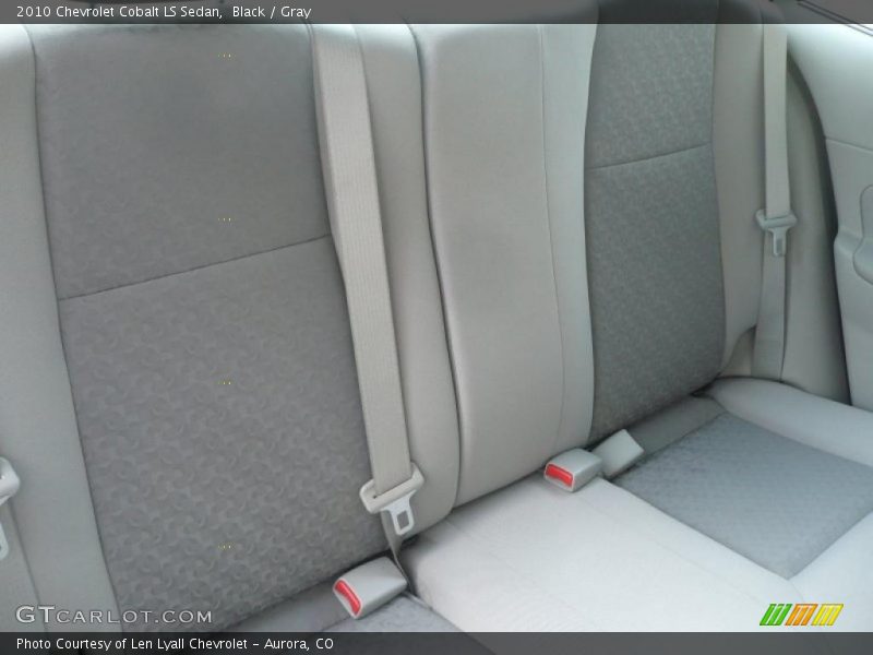 Black / Gray 2010 Chevrolet Cobalt LS Sedan