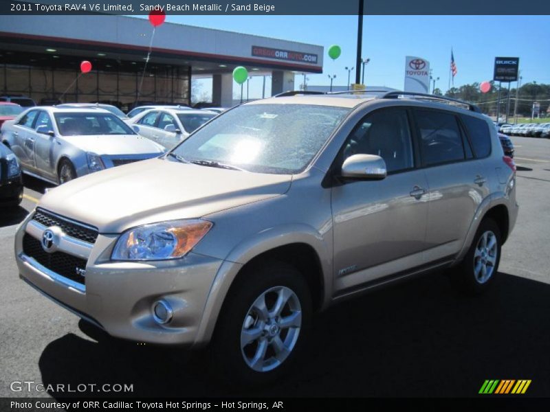 Sandy Beach Metallic / Sand Beige 2011 Toyota RAV4 V6 Limited