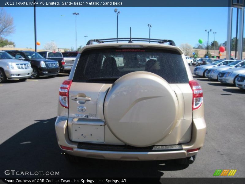 Sandy Beach Metallic / Sand Beige 2011 Toyota RAV4 V6 Limited