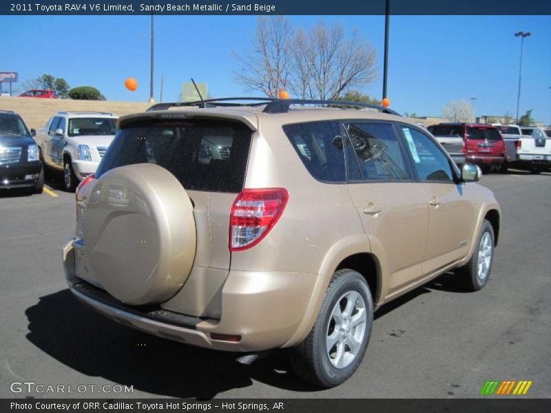 Sandy Beach Metallic / Sand Beige 2011 Toyota RAV4 V6 Limited