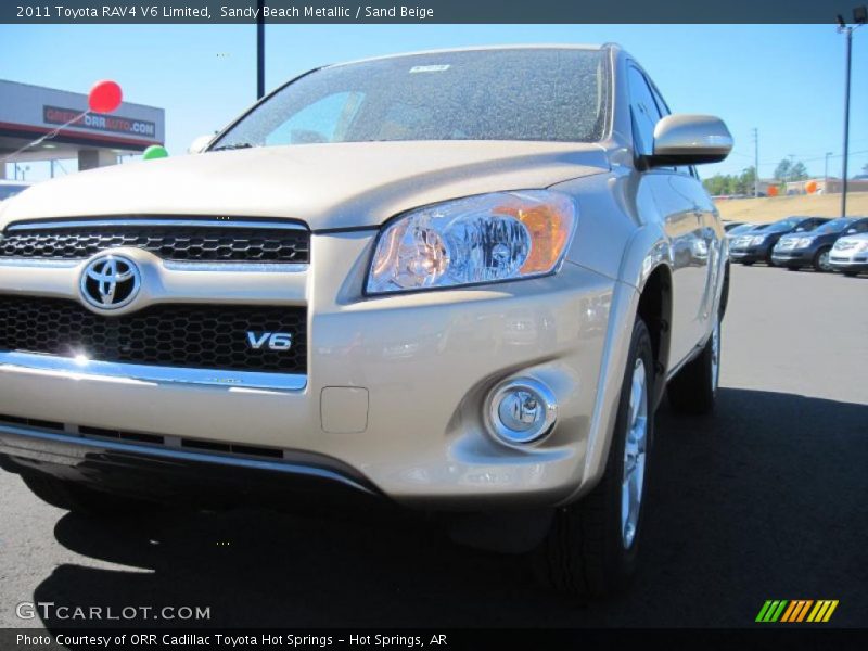 Sandy Beach Metallic / Sand Beige 2011 Toyota RAV4 V6 Limited