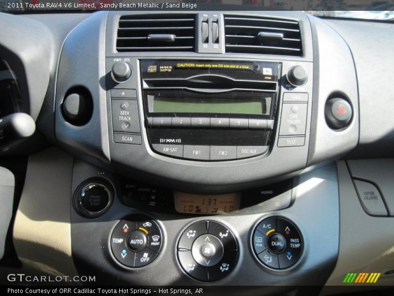 Controls of 2011 RAV4 V6 Limited