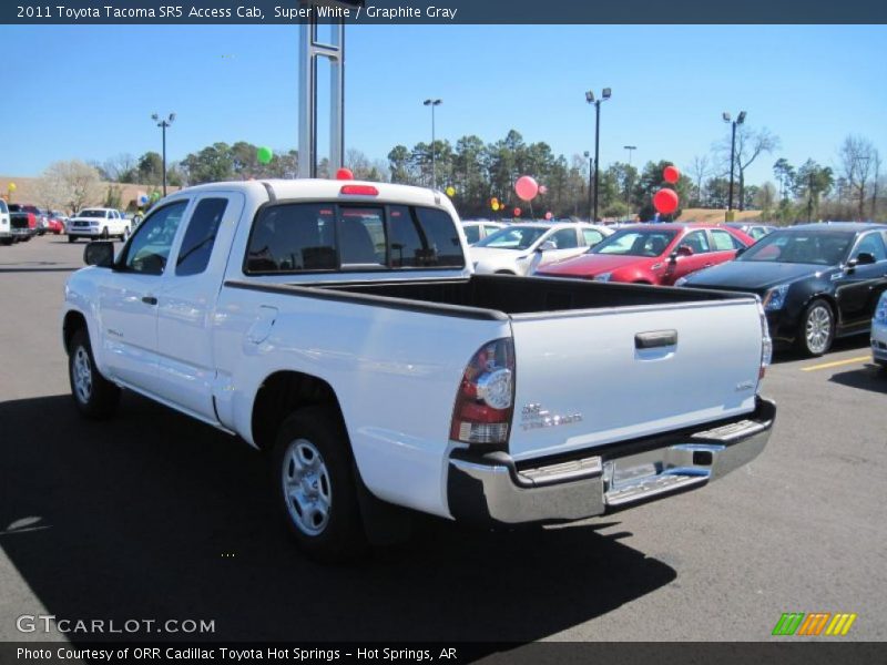 Super White / Graphite Gray 2011 Toyota Tacoma SR5 Access Cab