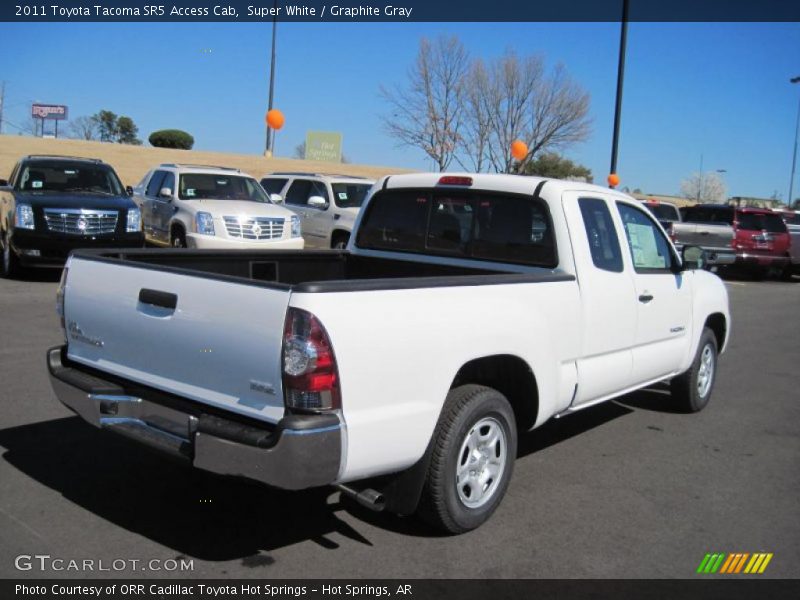 Super White / Graphite Gray 2011 Toyota Tacoma SR5 Access Cab