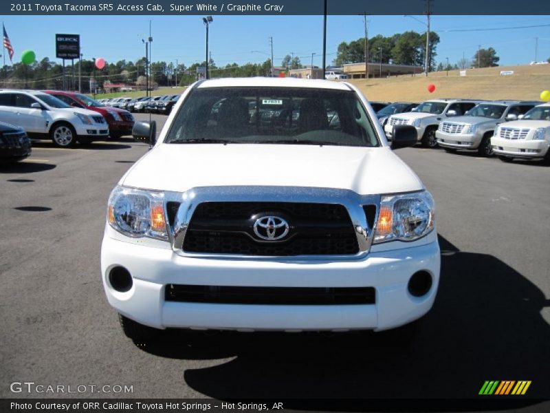 Super White / Graphite Gray 2011 Toyota Tacoma SR5 Access Cab