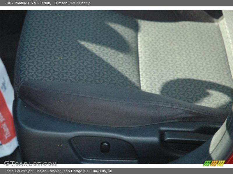 Crimson Red / Ebony 2007 Pontiac G6 V6 Sedan