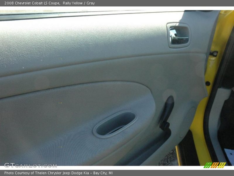 Rally Yellow / Gray 2008 Chevrolet Cobalt LS Coupe
