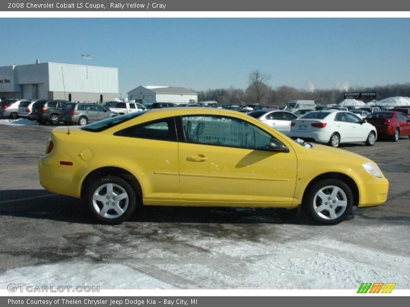 Rally Yellow / Gray 2008 Chevrolet Cobalt LS Coupe