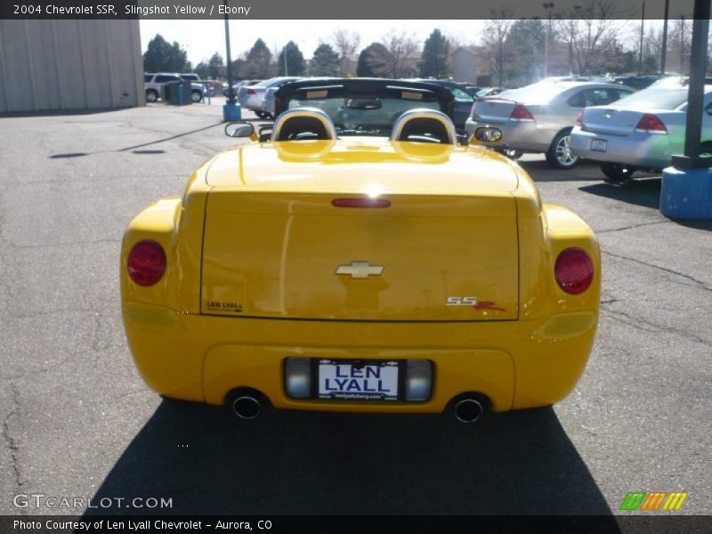 Slingshot Yellow / Ebony 2004 Chevrolet SSR