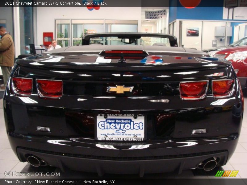 Black / Black 2011 Chevrolet Camaro SS/RS Convertible