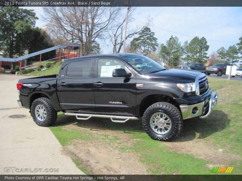 Black / Sand Beige 2011 Toyota Tundra SR5 CrewMax 4x4
