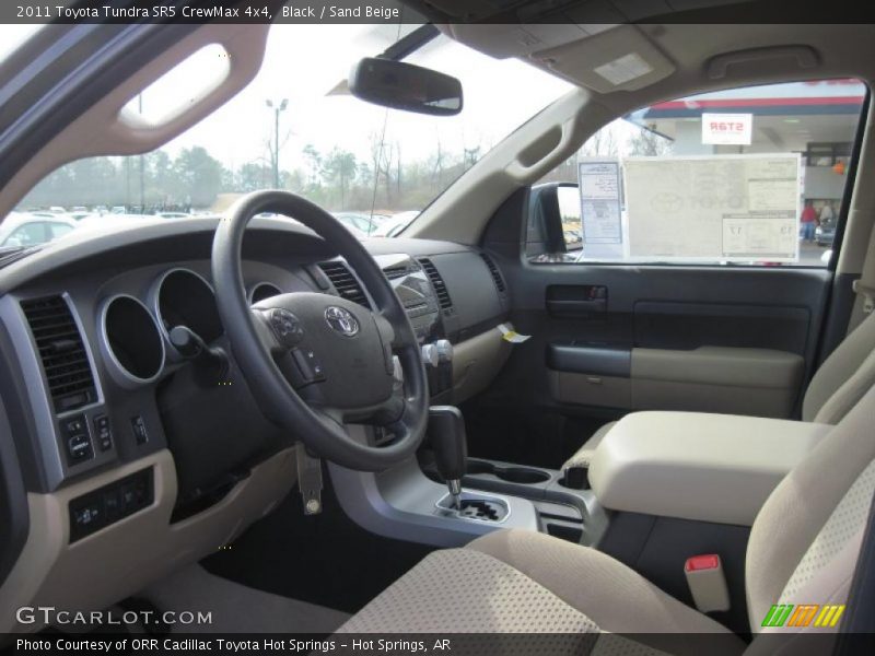  2011 Tundra SR5 CrewMax 4x4 Sand Beige Interior
