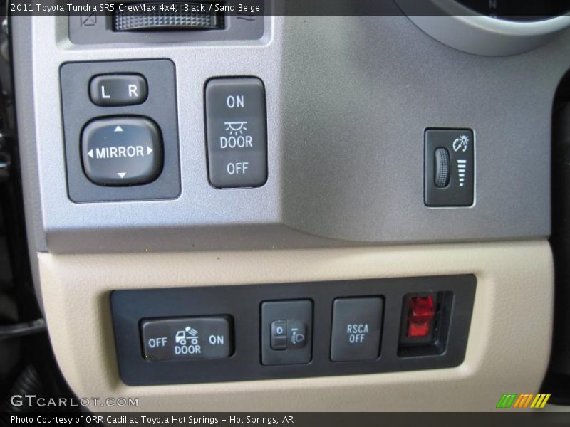 Controls of 2011 Tundra SR5 CrewMax 4x4