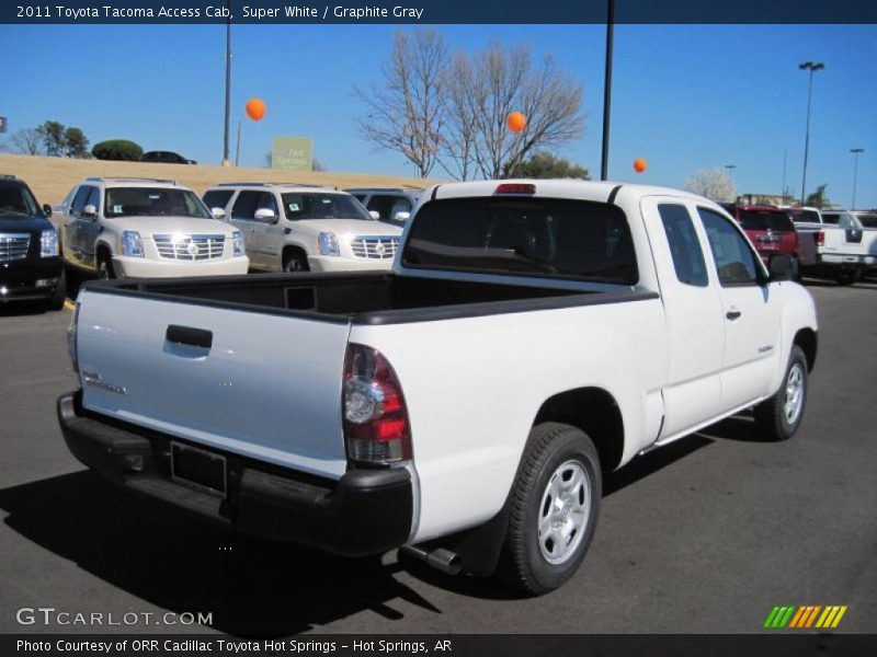 Super White / Graphite Gray 2011 Toyota Tacoma Access Cab