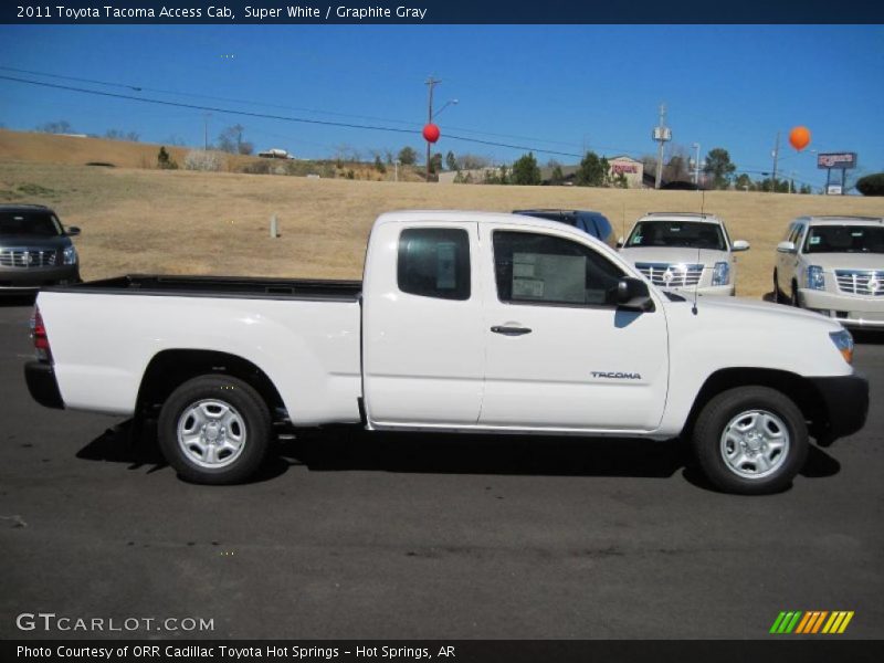 Super White / Graphite Gray 2011 Toyota Tacoma Access Cab