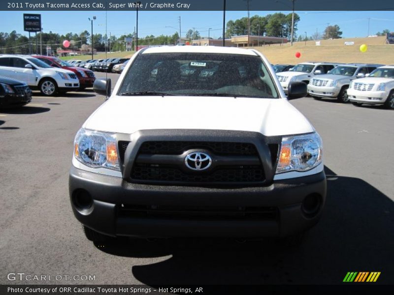 Super White / Graphite Gray 2011 Toyota Tacoma Access Cab