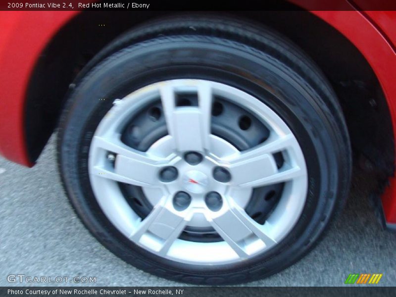 Red Hot Metallic / Ebony 2009 Pontiac Vibe 2.4