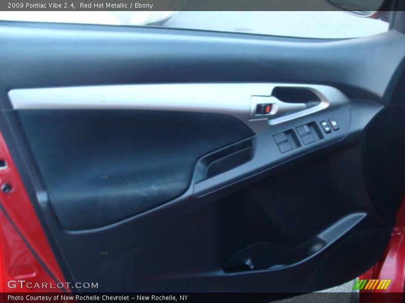 Red Hot Metallic / Ebony 2009 Pontiac Vibe 2.4