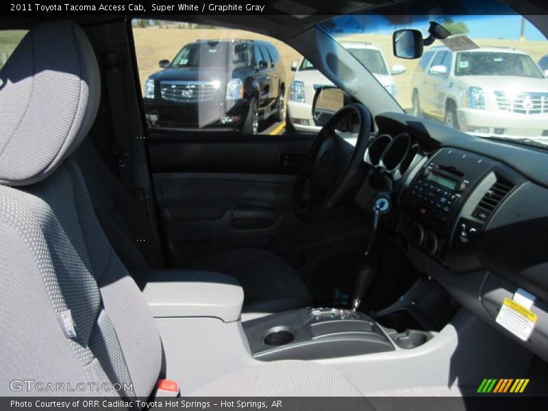 Super White / Graphite Gray 2011 Toyota Tacoma Access Cab