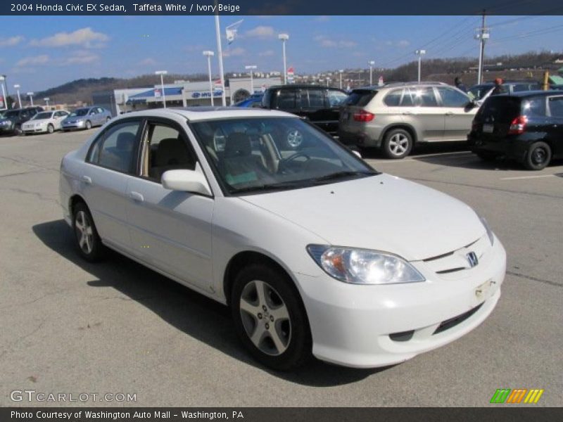 Taffeta White / Ivory Beige 2004 Honda Civic EX Sedan