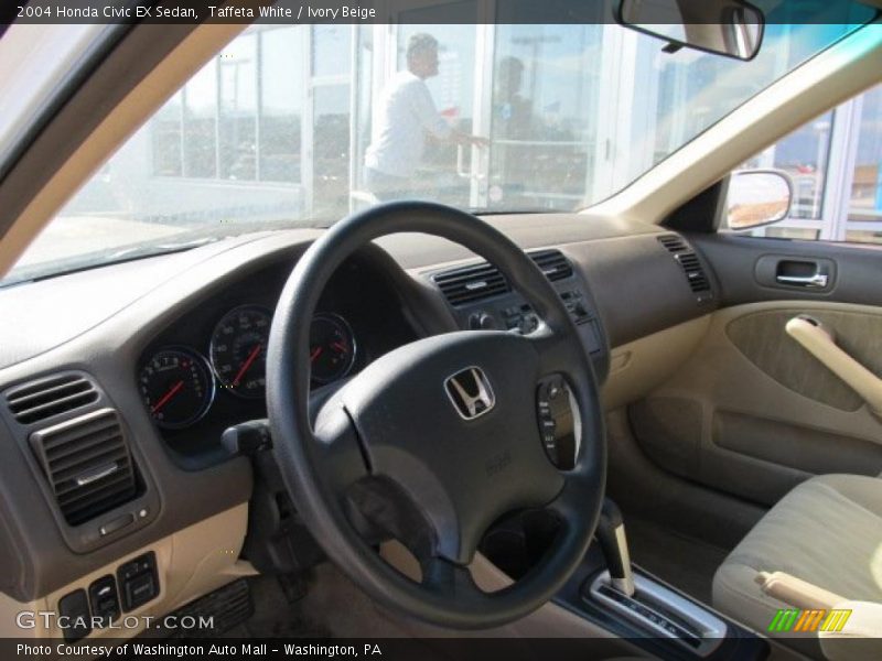 Taffeta White / Ivory Beige 2004 Honda Civic EX Sedan
