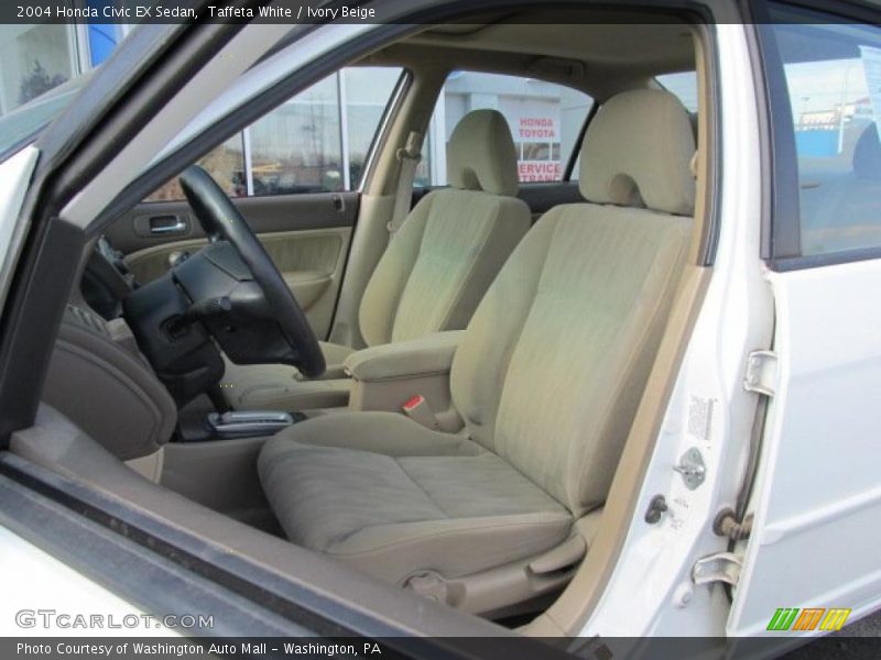 Taffeta White / Ivory Beige 2004 Honda Civic EX Sedan