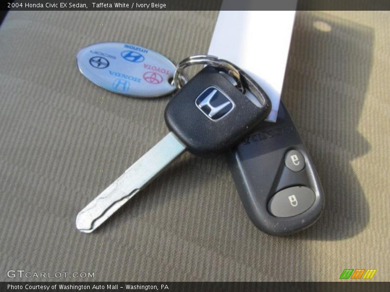 Taffeta White / Ivory Beige 2004 Honda Civic EX Sedan