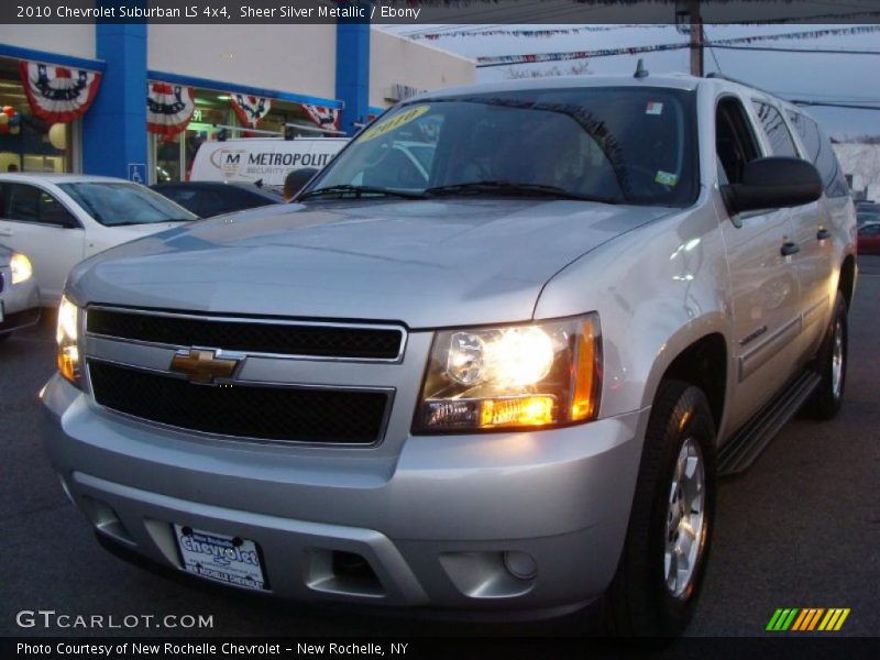 Sheer Silver Metallic / Ebony 2010 Chevrolet Suburban LS 4x4