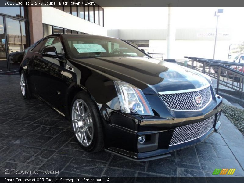 Black Raven / Ebony 2011 Cadillac CTS -V Coupe