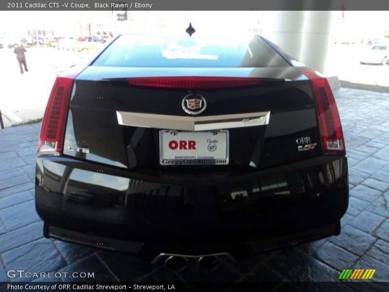 Black Raven / Ebony 2011 Cadillac CTS -V Coupe