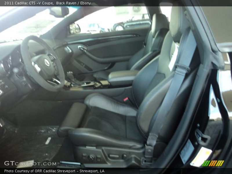  2011 CTS -V Coupe Ebony Interior