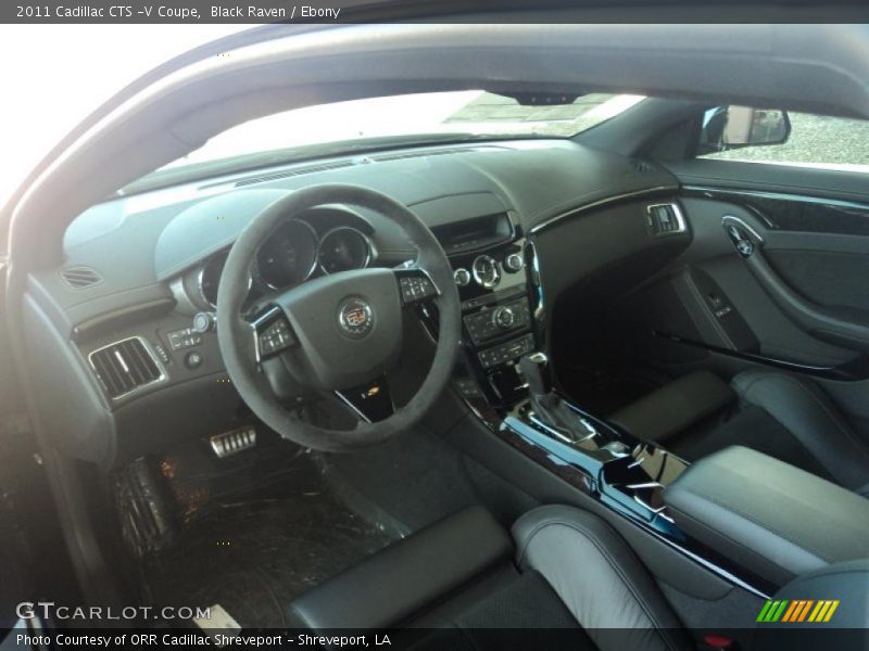 Ebony Interior - 2011 CTS -V Coupe 