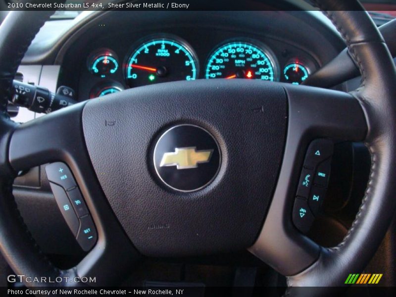 Sheer Silver Metallic / Ebony 2010 Chevrolet Suburban LS 4x4