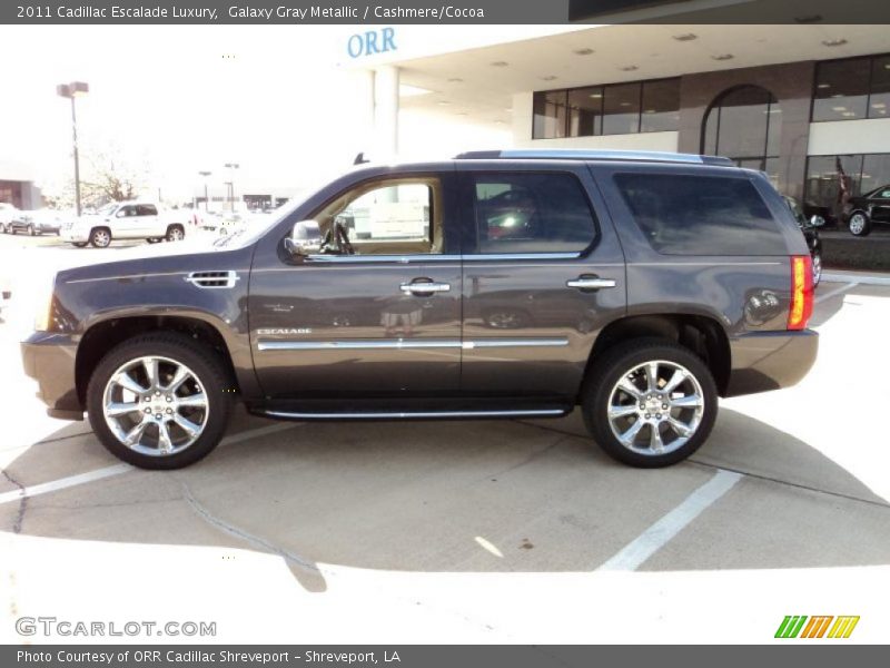 Galaxy Gray Metallic / Cashmere/Cocoa 2011 Cadillac Escalade Luxury