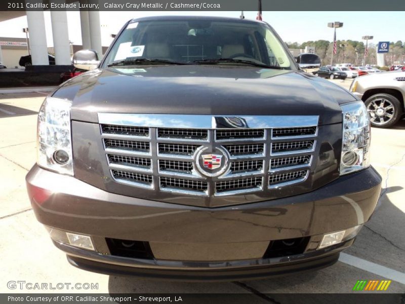 Galaxy Gray Metallic / Cashmere/Cocoa 2011 Cadillac Escalade Luxury