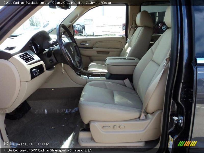 Galaxy Gray Metallic / Cashmere/Cocoa 2011 Cadillac Escalade Luxury