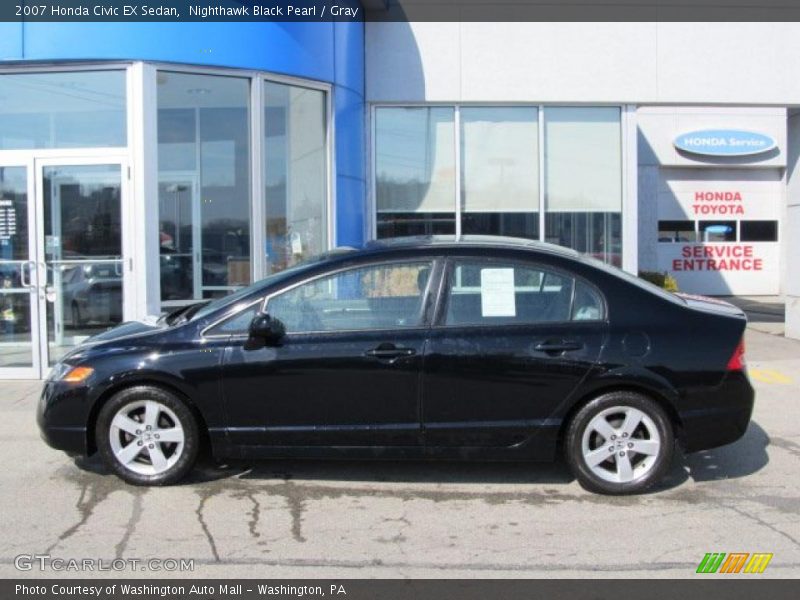 2007 Honda civic nighthawk black sedan #6