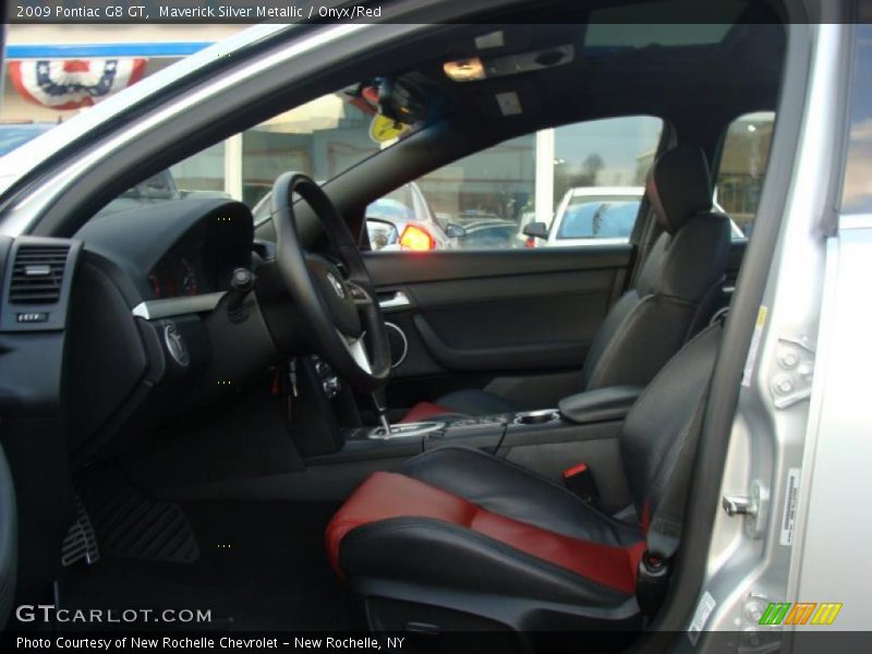 Maverick Silver Metallic / Onyx/Red 2009 Pontiac G8 GT