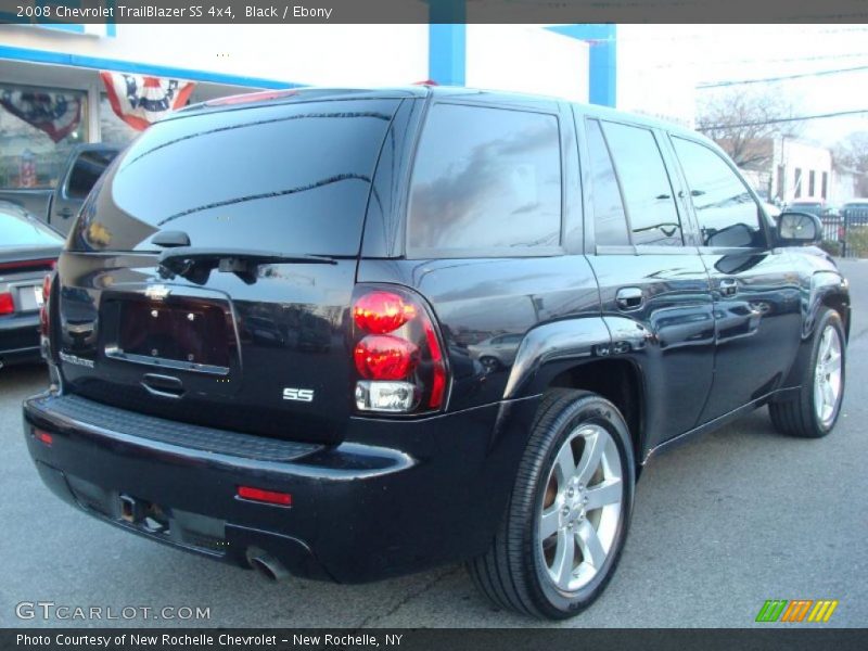 Black / Ebony 2008 Chevrolet TrailBlazer SS 4x4