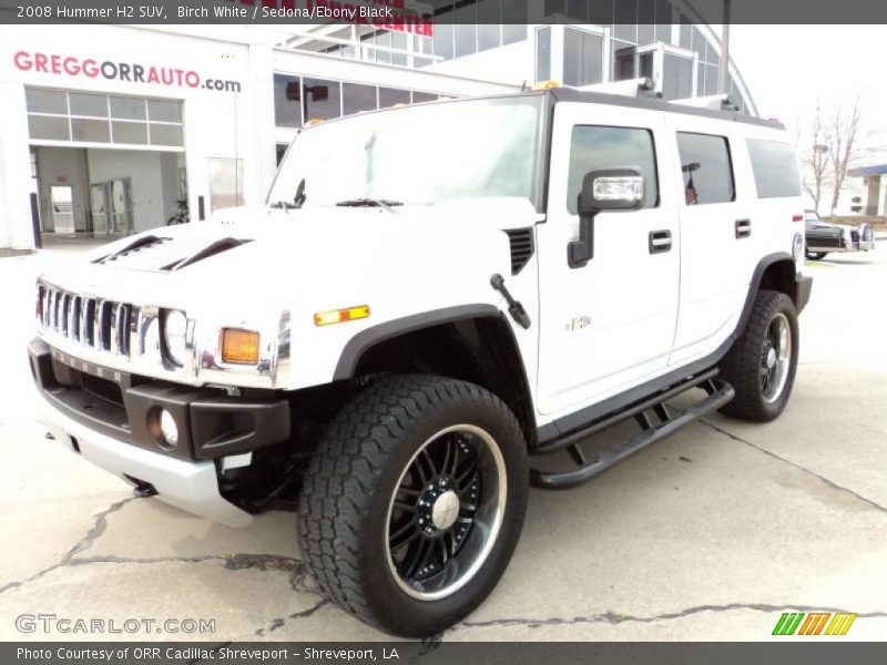 Birch White / Sedona/Ebony Black 2008 Hummer H2 SUV