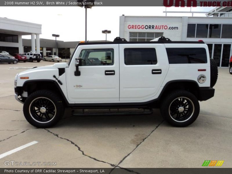 Birch White / Sedona/Ebony Black 2008 Hummer H2 SUV