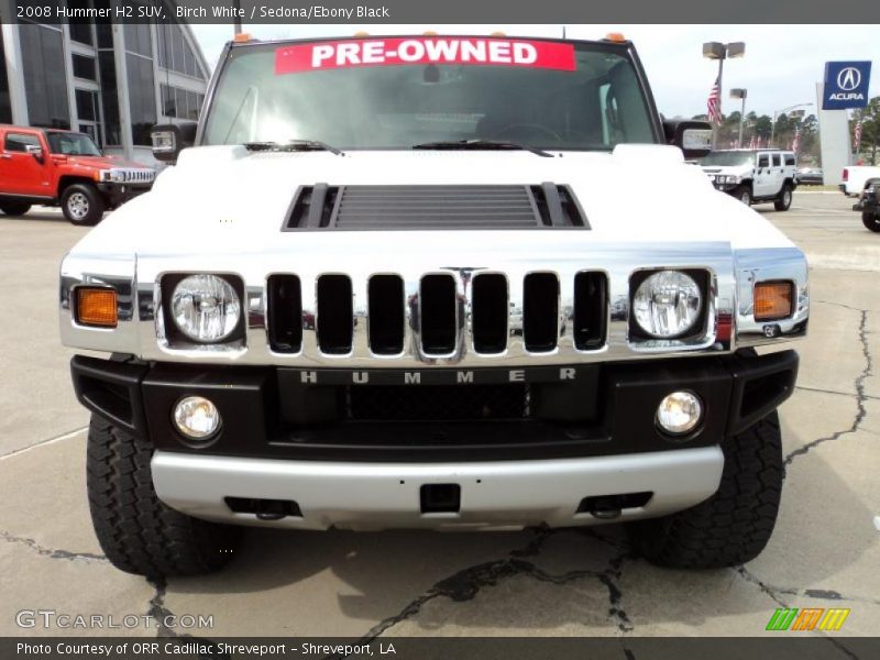 Birch White / Sedona/Ebony Black 2008 Hummer H2 SUV