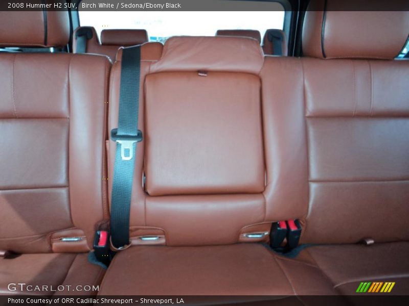  2008 H2 SUV Sedona/Ebony Black Interior
