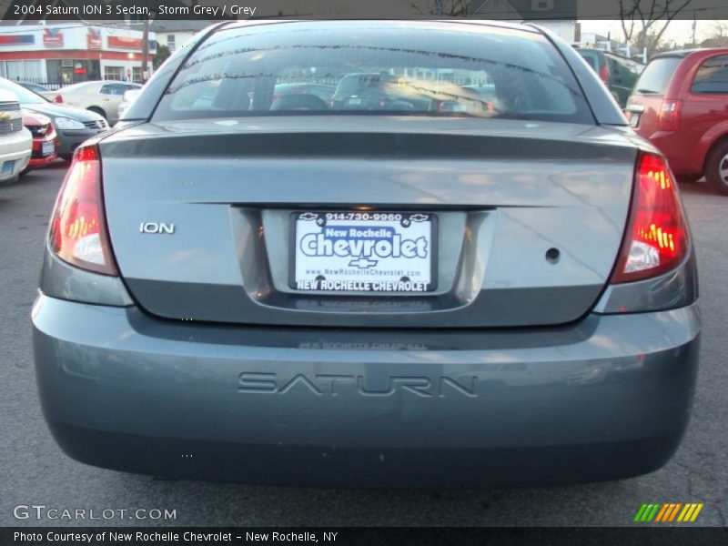 Storm Grey / Grey 2004 Saturn ION 3 Sedan