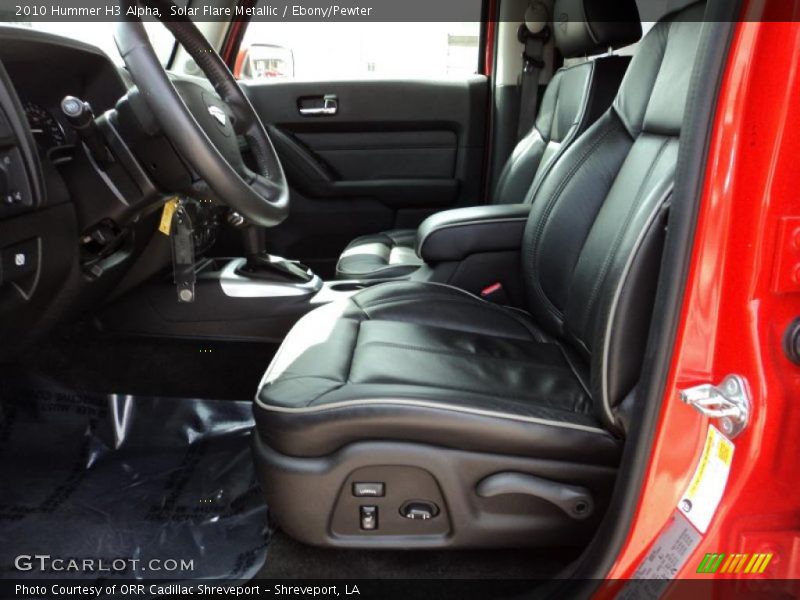Solar Flare Metallic / Ebony/Pewter 2010 Hummer H3 Alpha