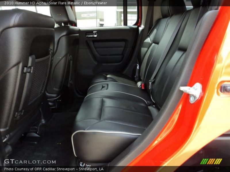 Solar Flare Metallic / Ebony/Pewter 2010 Hummer H3 Alpha