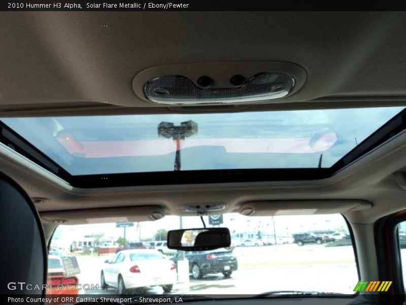 Solar Flare Metallic / Ebony/Pewter 2010 Hummer H3 Alpha
