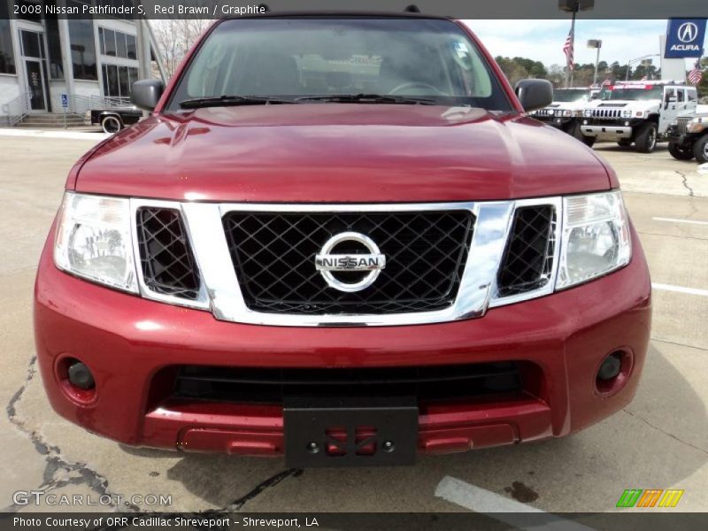 Red Brawn / Graphite 2008 Nissan Pathfinder S
