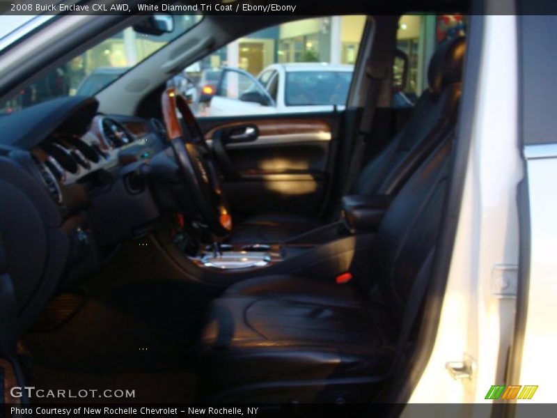 White Diamond Tri Coat / Ebony/Ebony 2008 Buick Enclave CXL AWD