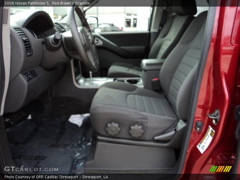 Red Brawn / Graphite 2008 Nissan Pathfinder S
